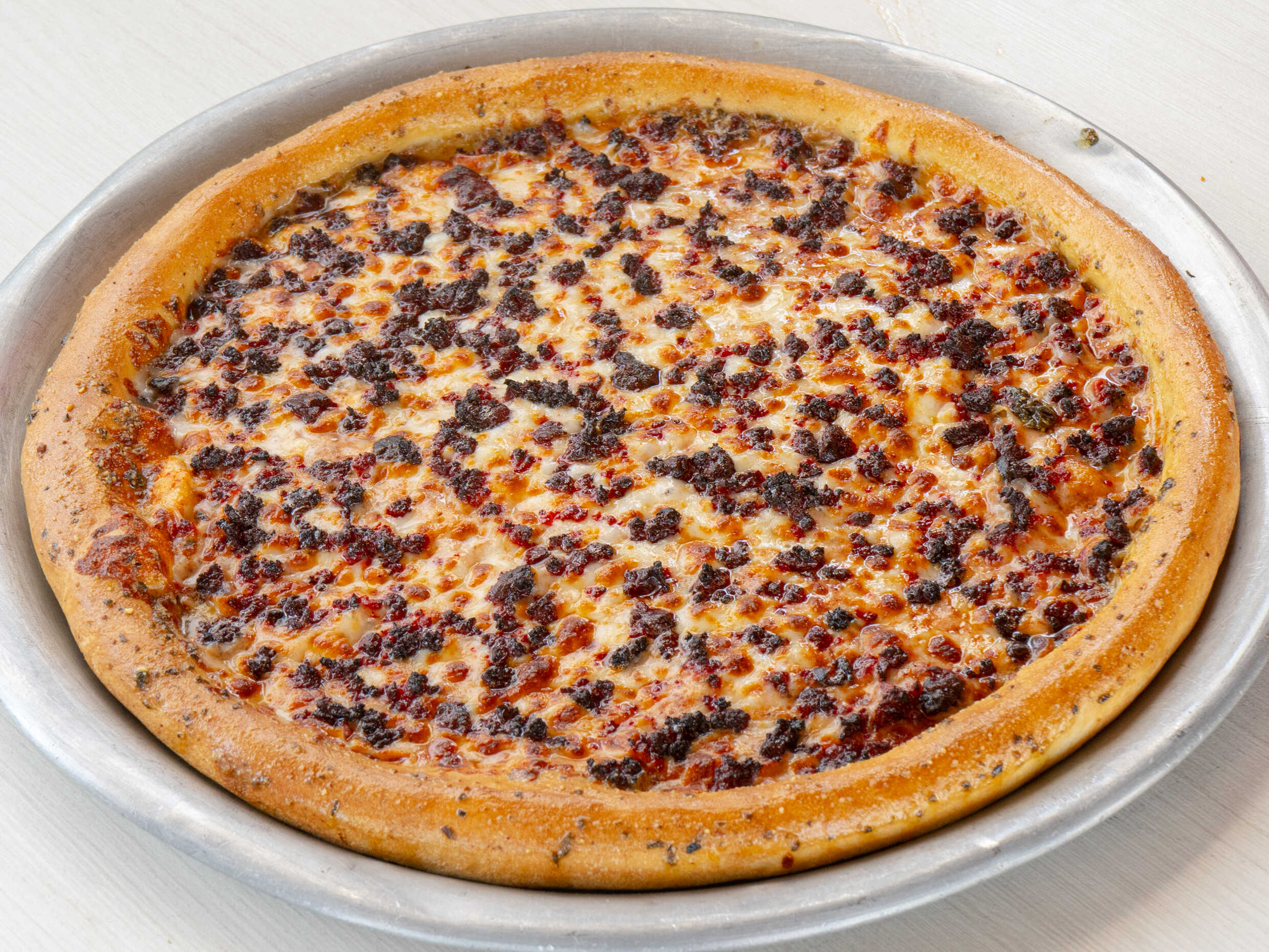 Pizza de chorizo