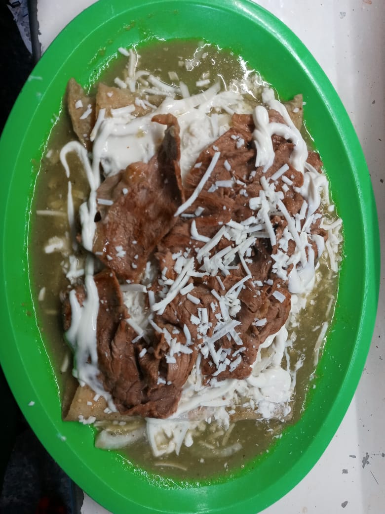 Enchiladas con Carne Asada