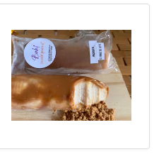 Nosso sacolé de Paçoquita, agora com adicional de Doce de leite. Cremosidade e sabor em um só sacolé.  (Livre de gordura hidrogenada; sem adição de açúcar).