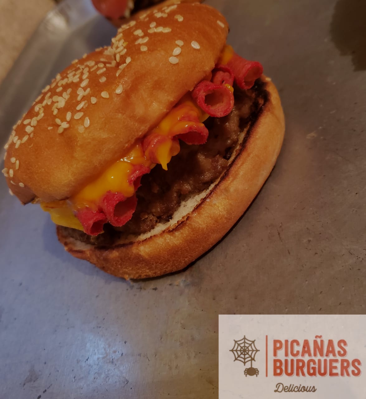 Hamburguesa Fuego