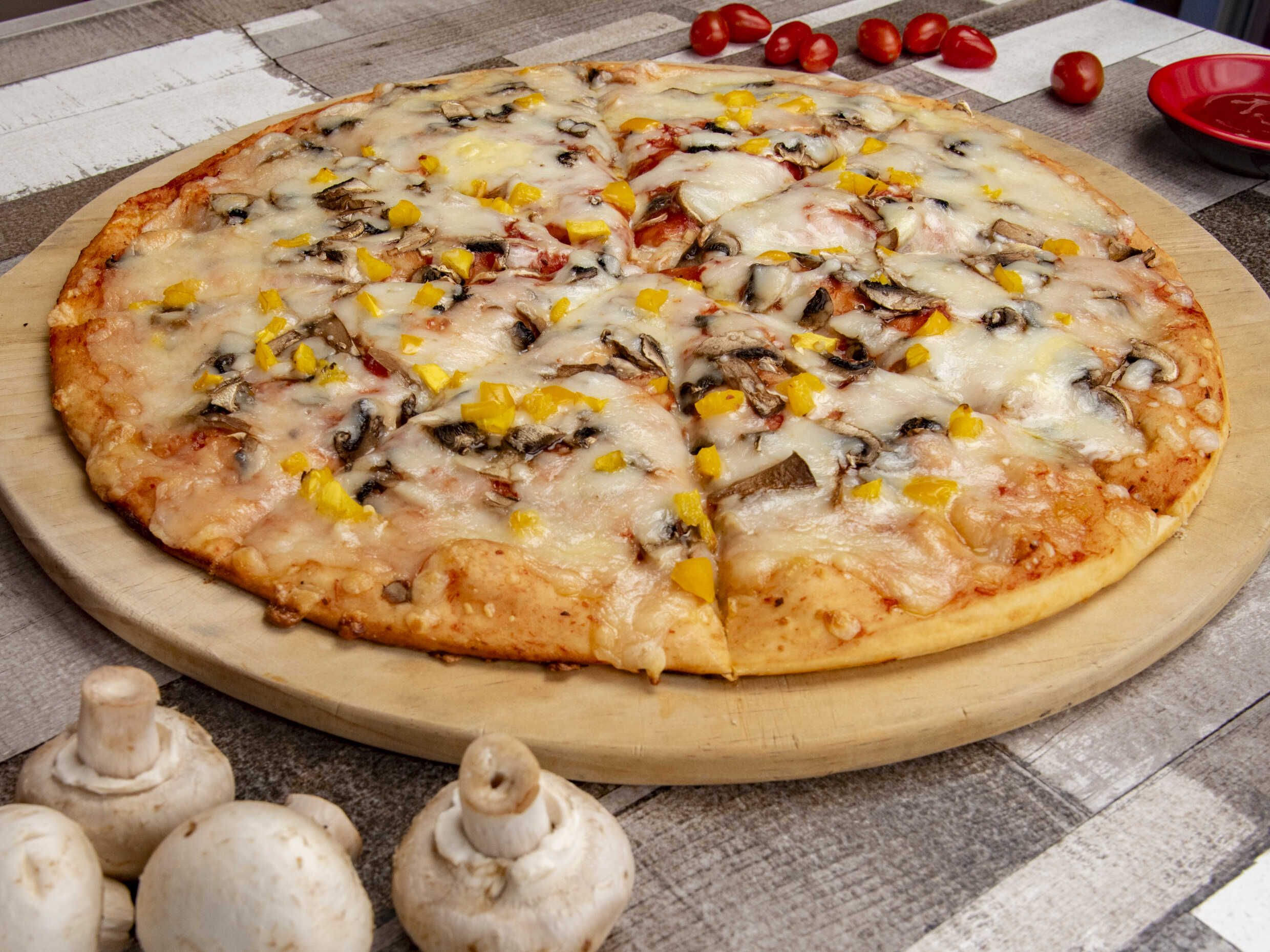 Pizza con Champiñones Express 35 Cm