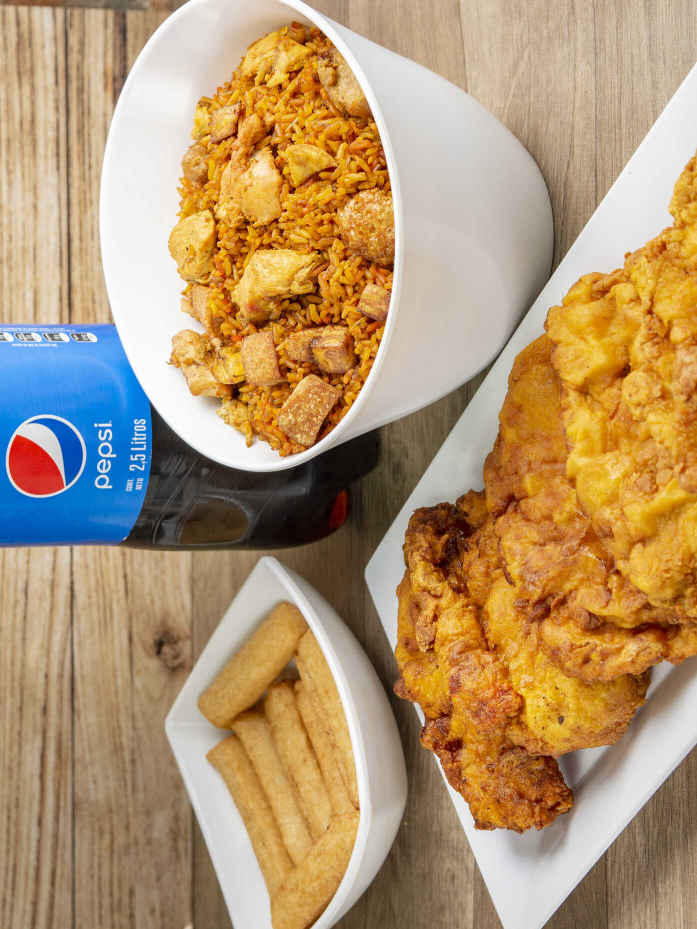 Arroz Paisa Mediano con Chuletas