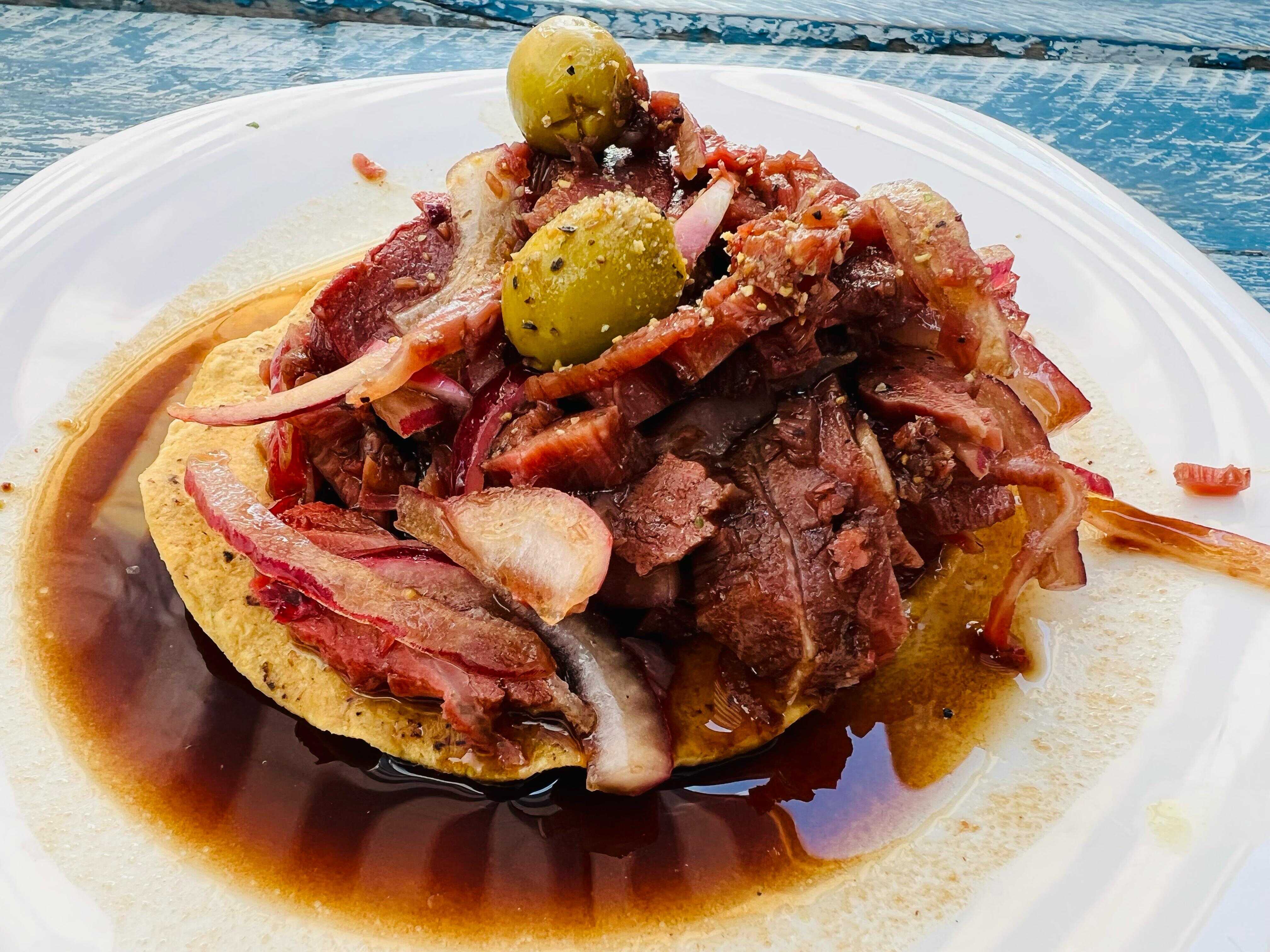 Tostada Marlin vinagreta