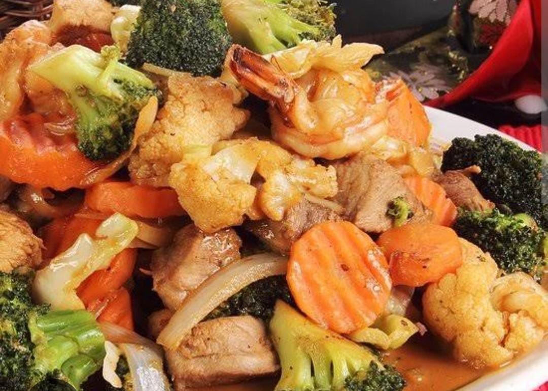 Teppanyaki con Camarón
