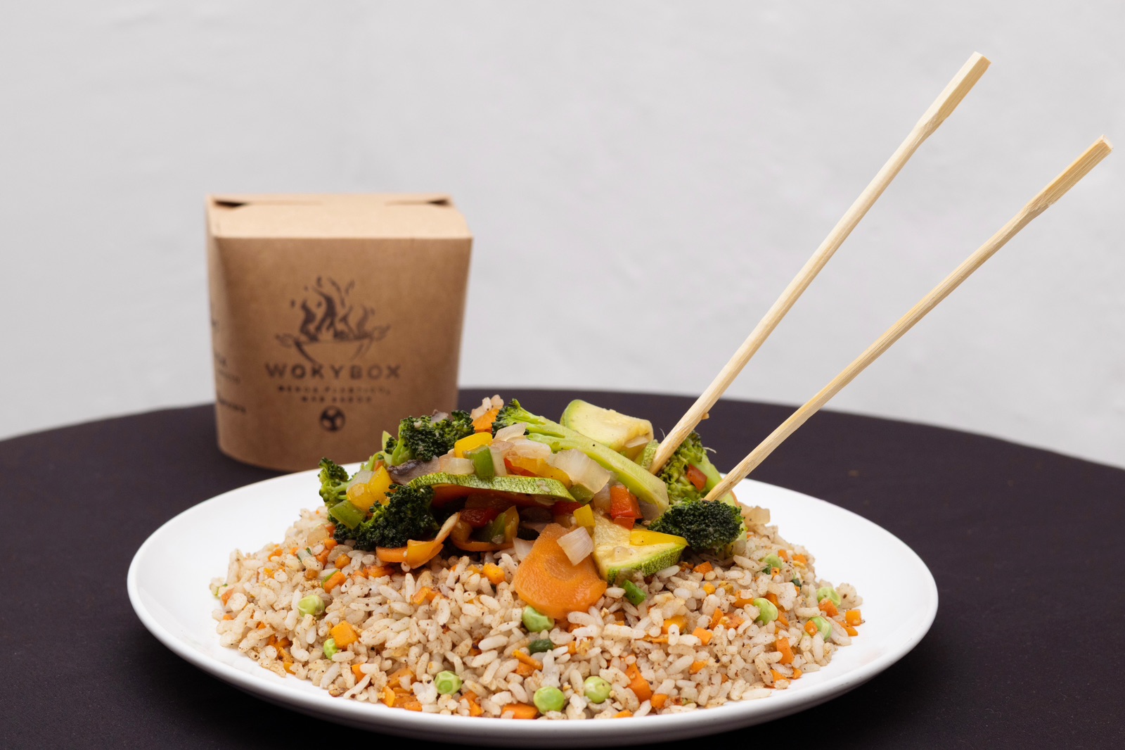 Arroz Frito y Verduras Salteadas (Chico)