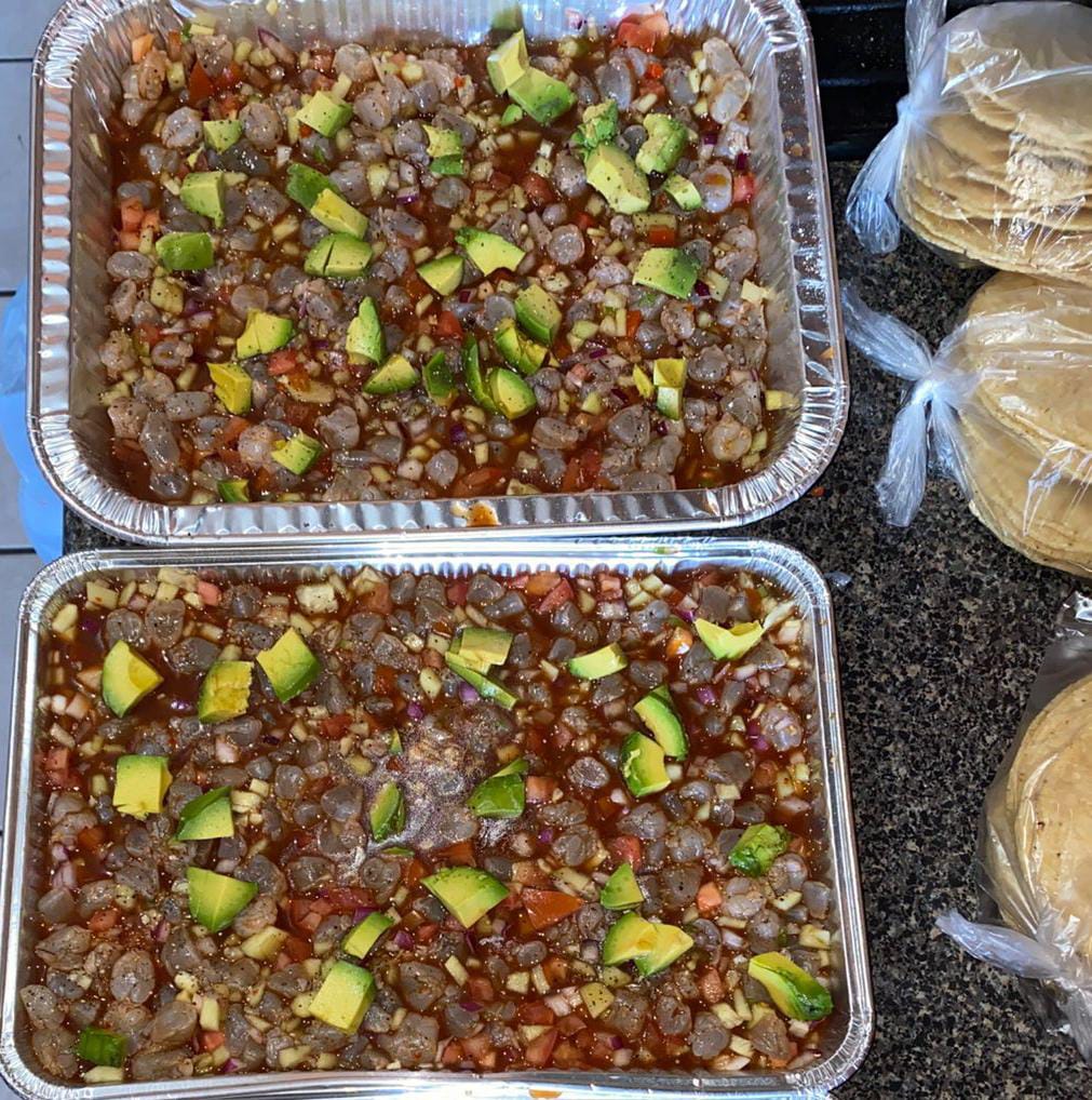 Charola de Cebiche para 3 Personas