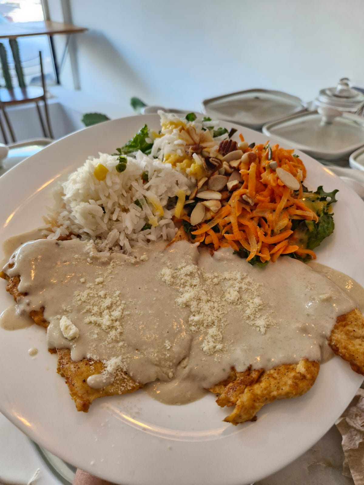 Pechuga en Salsa de Champiñones