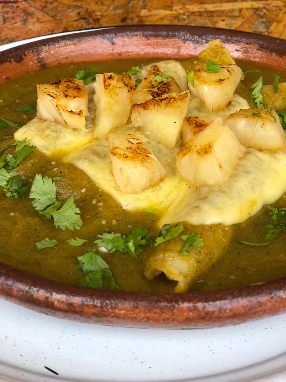 Enchiladas de Barbacoa de Res