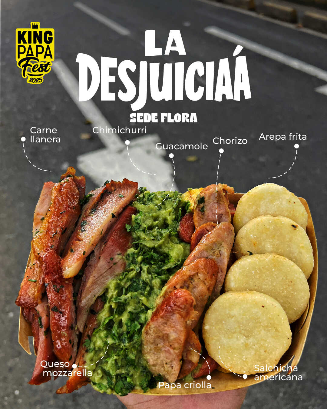 Combo La Desjuiciada 👑🟡⚫