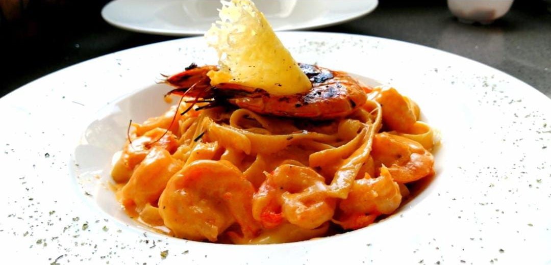 Fetuccinis en Salsa de Langostinos