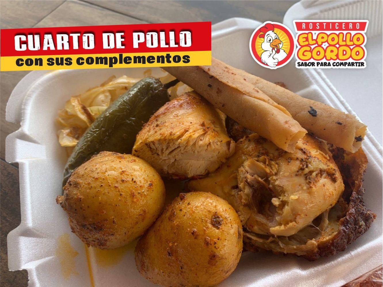 1/4 de Pollo Gordo