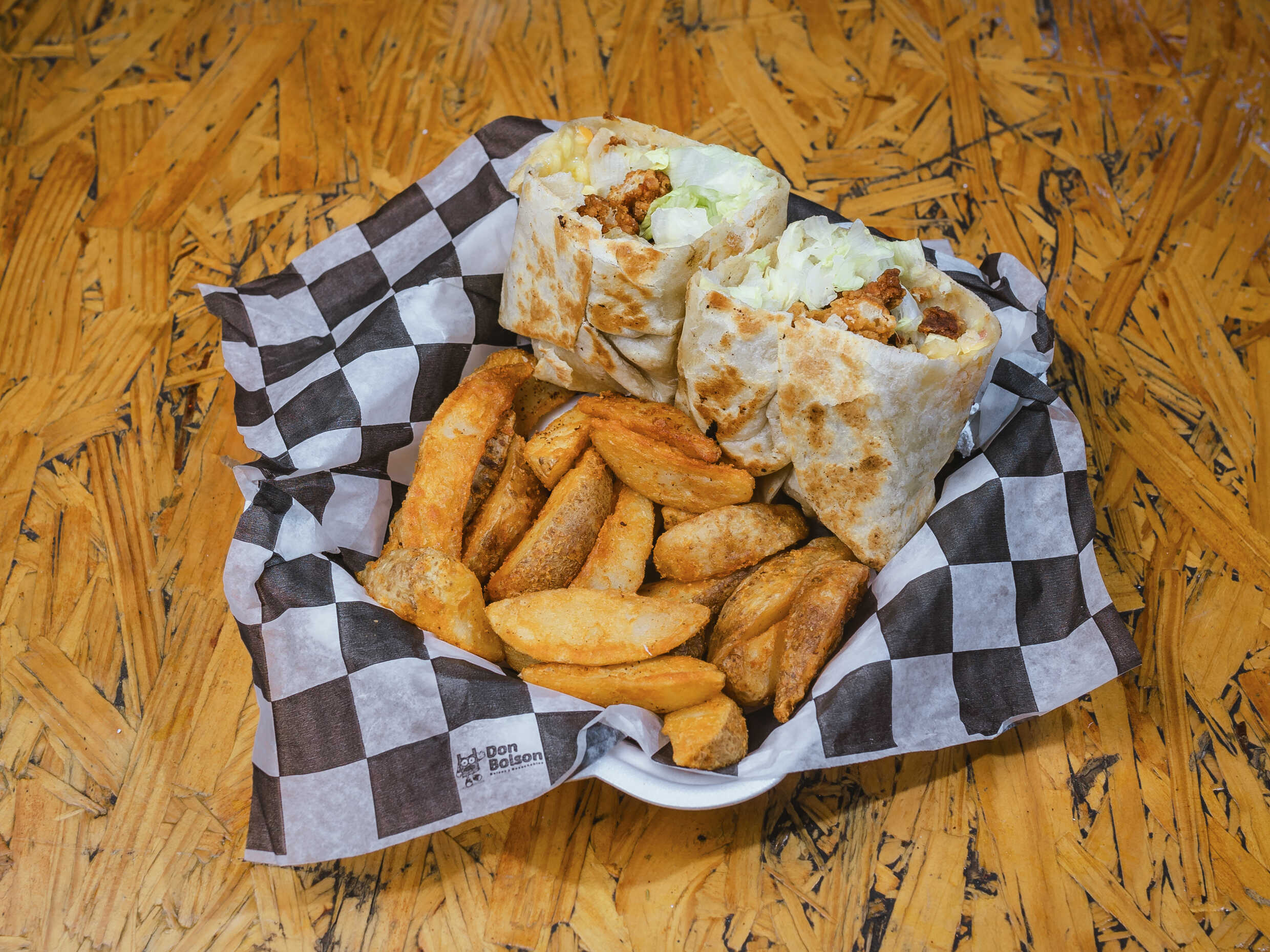 Wraps Grilled Chicken con papas
