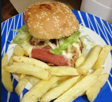 Hamburguesa Especial con Papas