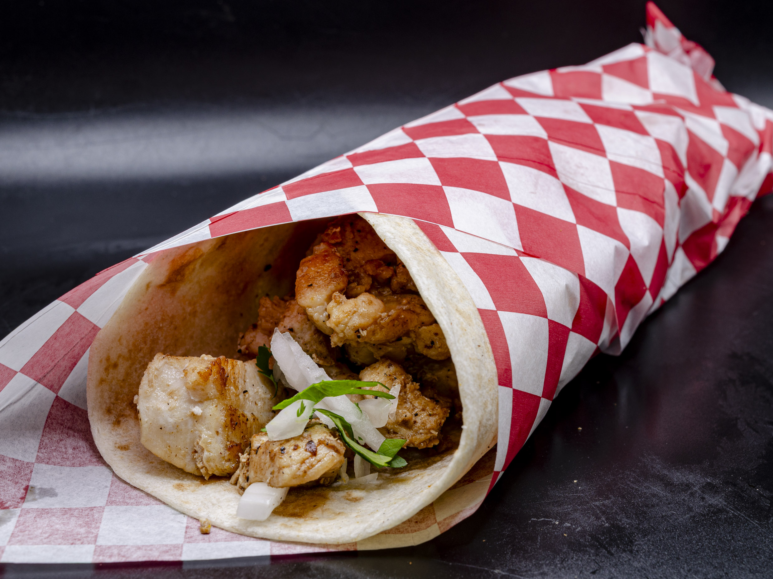 Burrotes con Carnitas