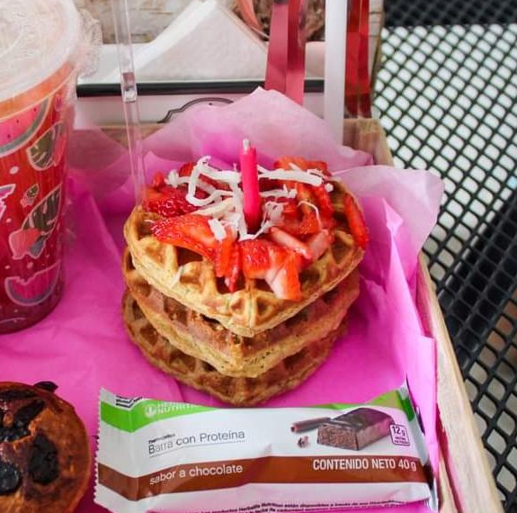 1 Wafflesito de Corazón