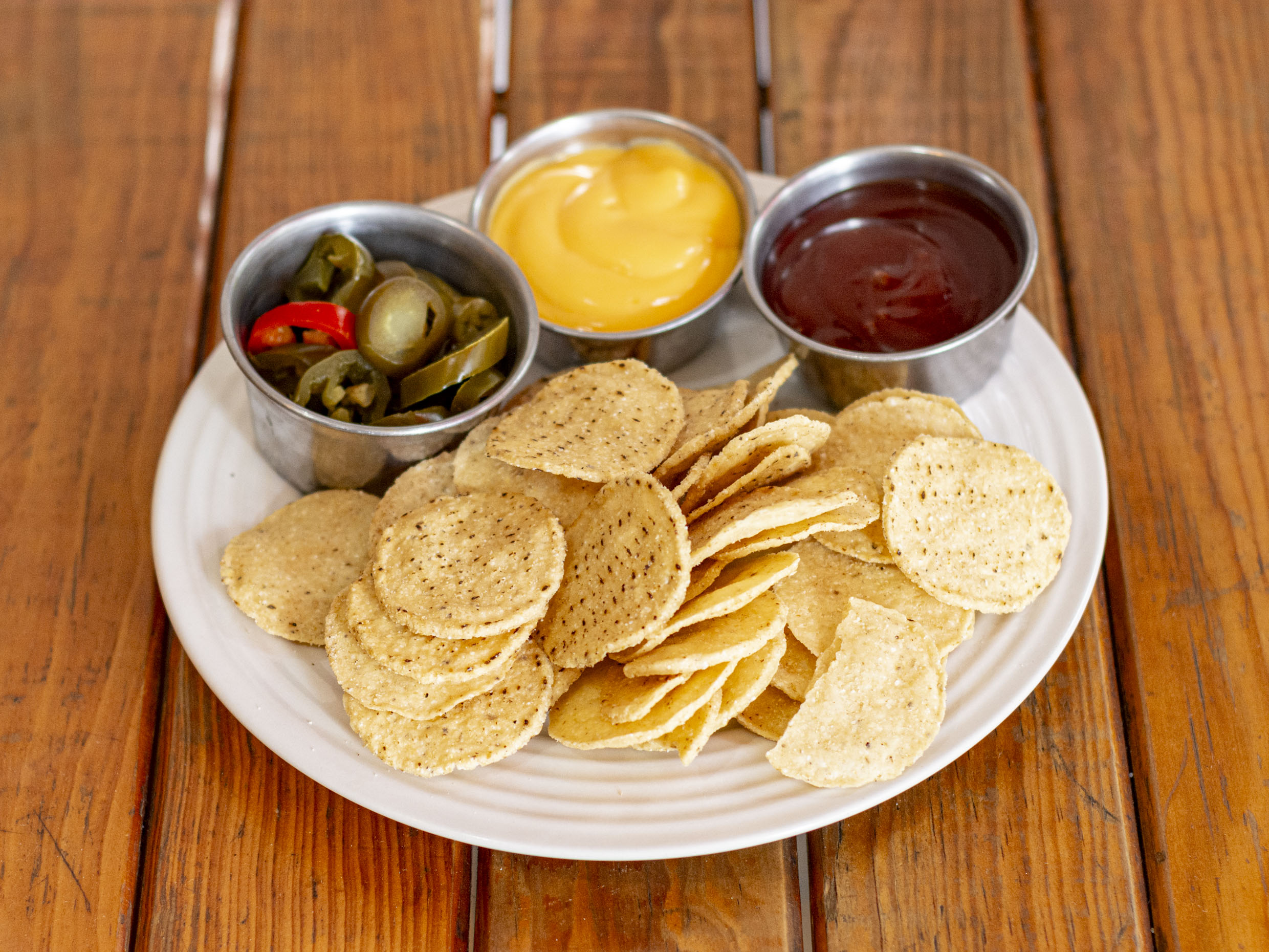 Nachos con queso