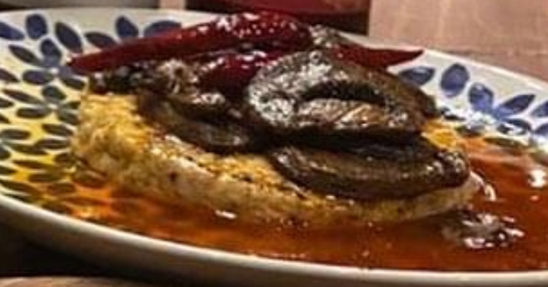 Queso Panela con Champiñones
