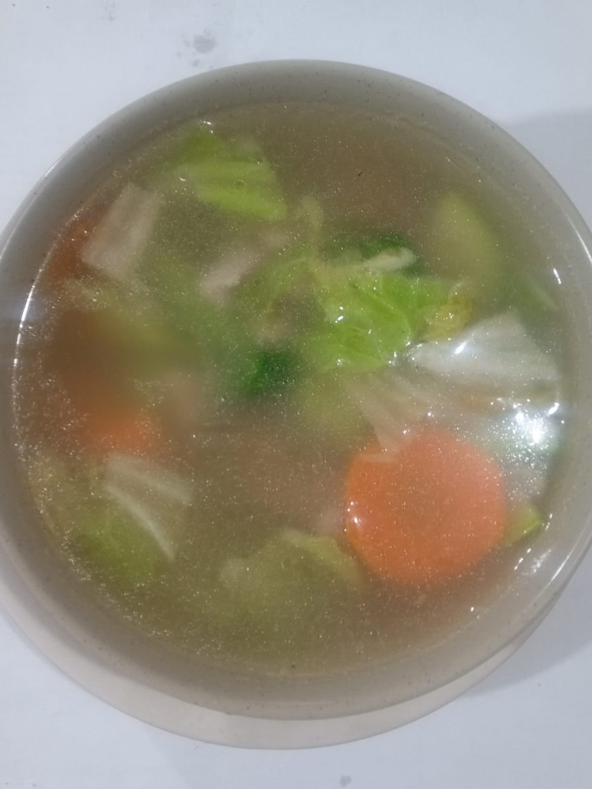 Sopa de Verduras con Pollo