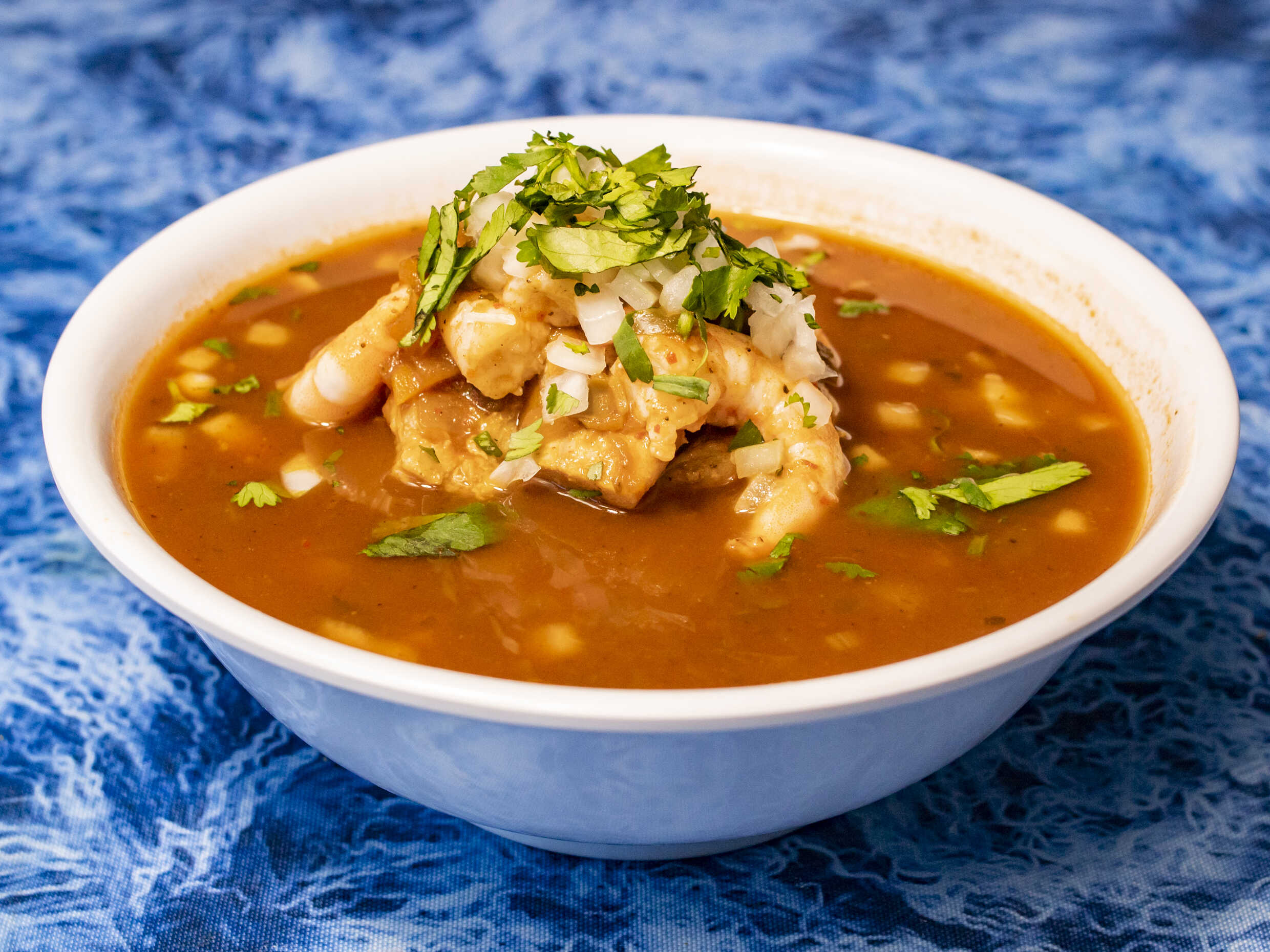 Miercoles de Sopa de Mariscos Ch.