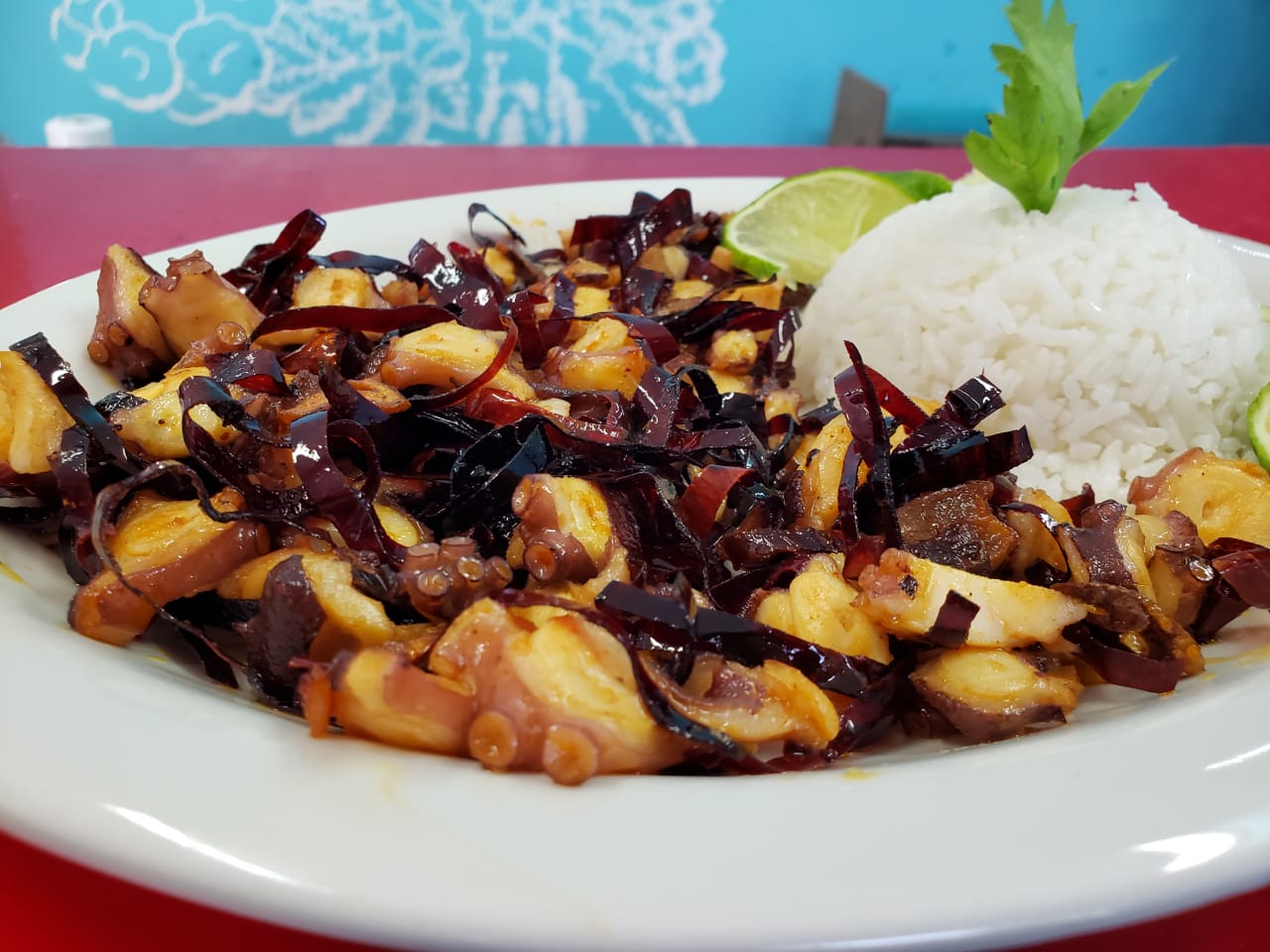 Pulpos al ajillo