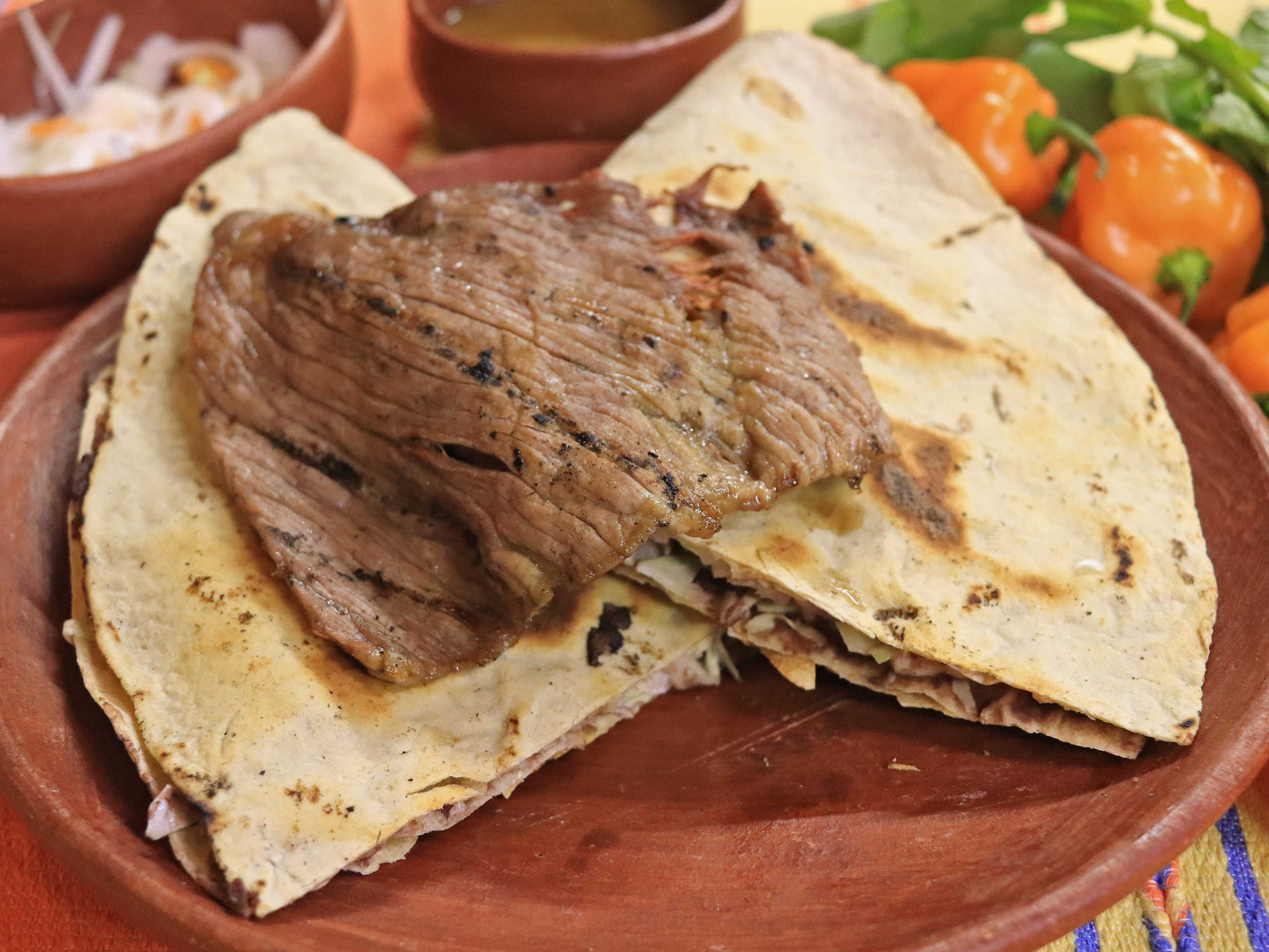 Tlayuda de Tasajo