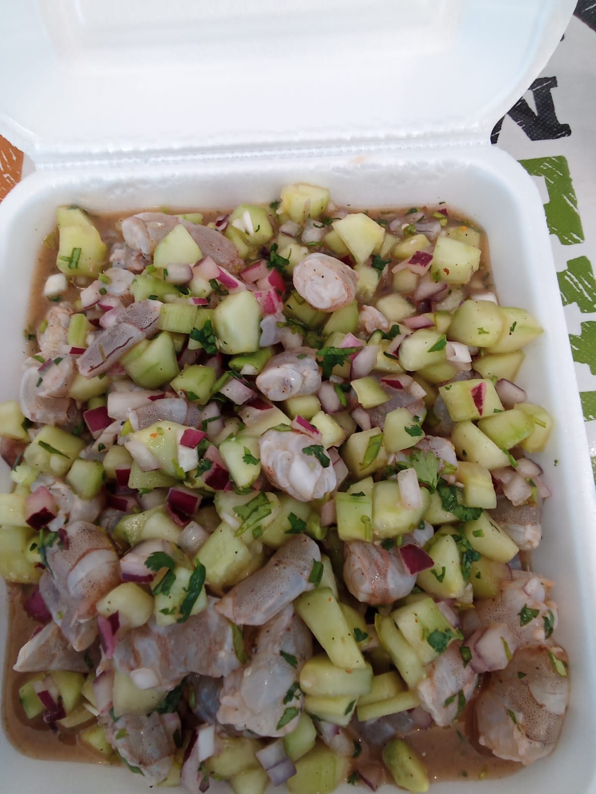 Ceviche de Camarón Crudo