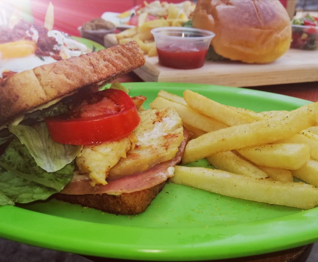 Sandwich de Pollo + Papas