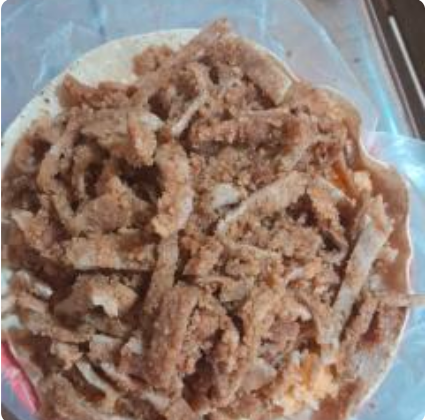 MEDIO TACO DE MILANESA DE CERDO