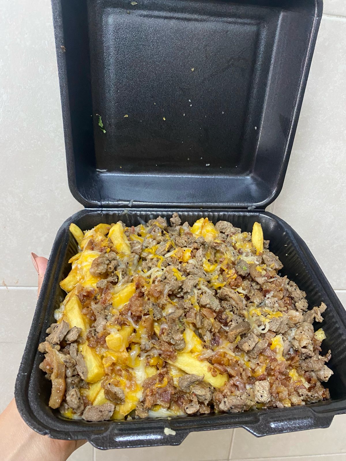 Papas a la francesa con carne- Grandes