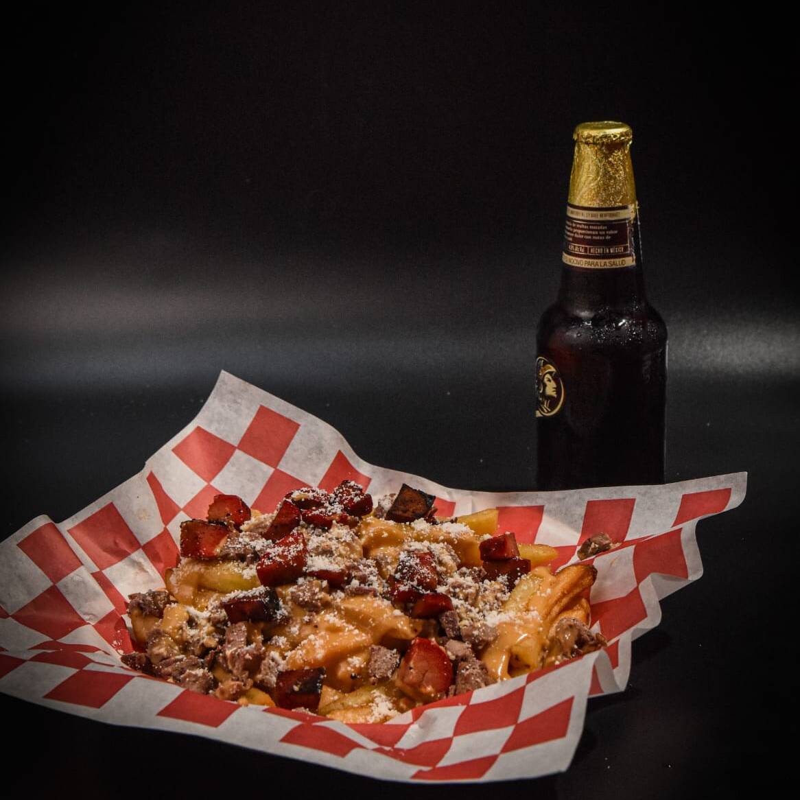 Papas Floki (Arrachera y Salchica Asada)