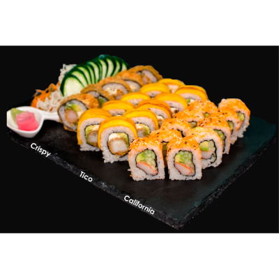 25 Piezas de Sushi