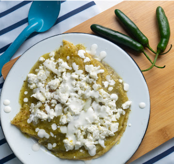 Enchiladas (Con Cafe y Fruta)