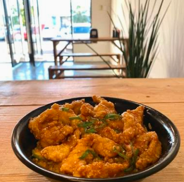 Yakimeshi a la Naranja