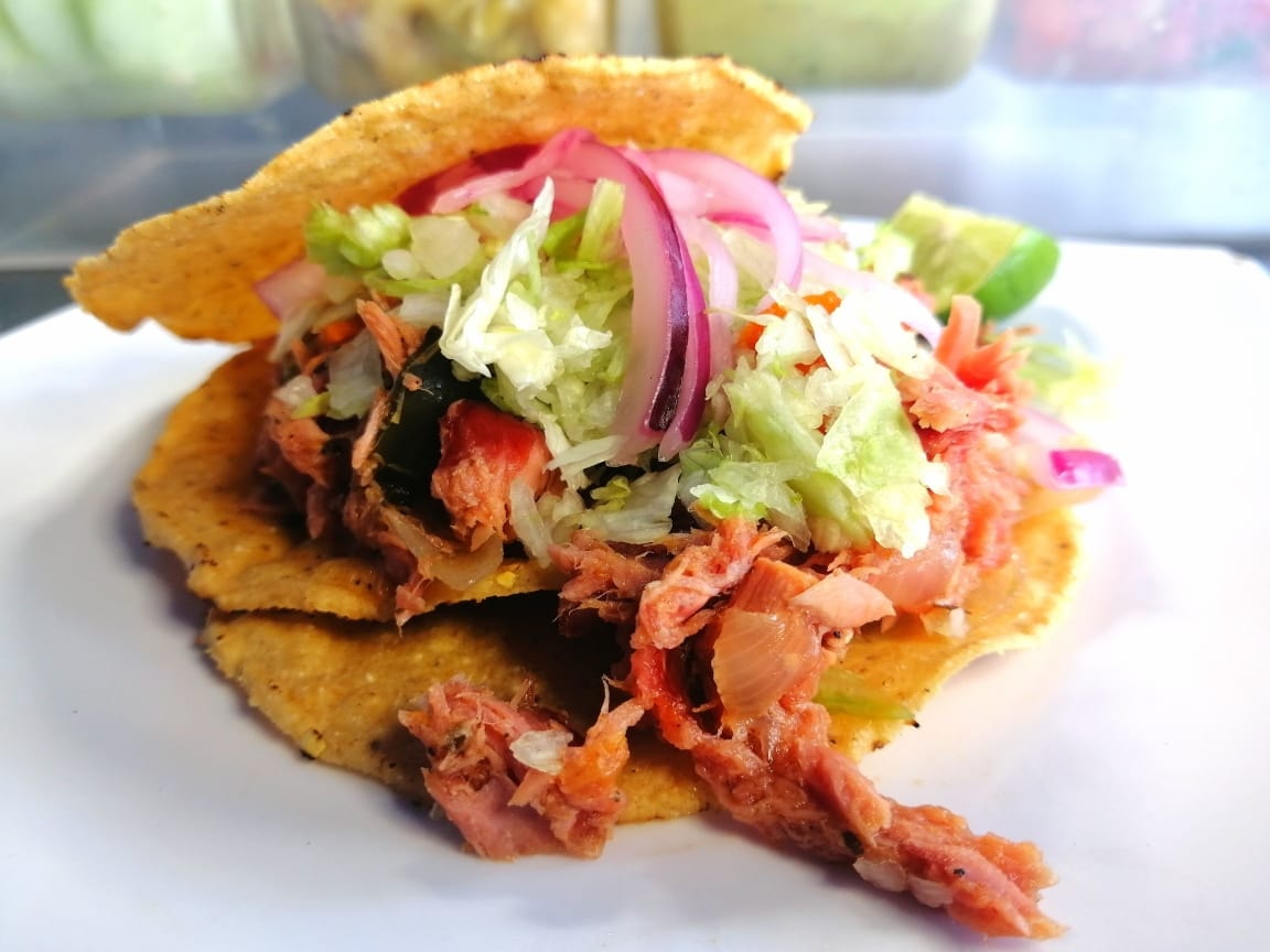 Tostada de Estofado de Marlín