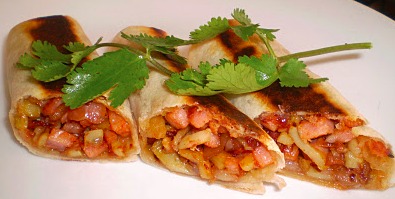 Burrito Mar y Tierra