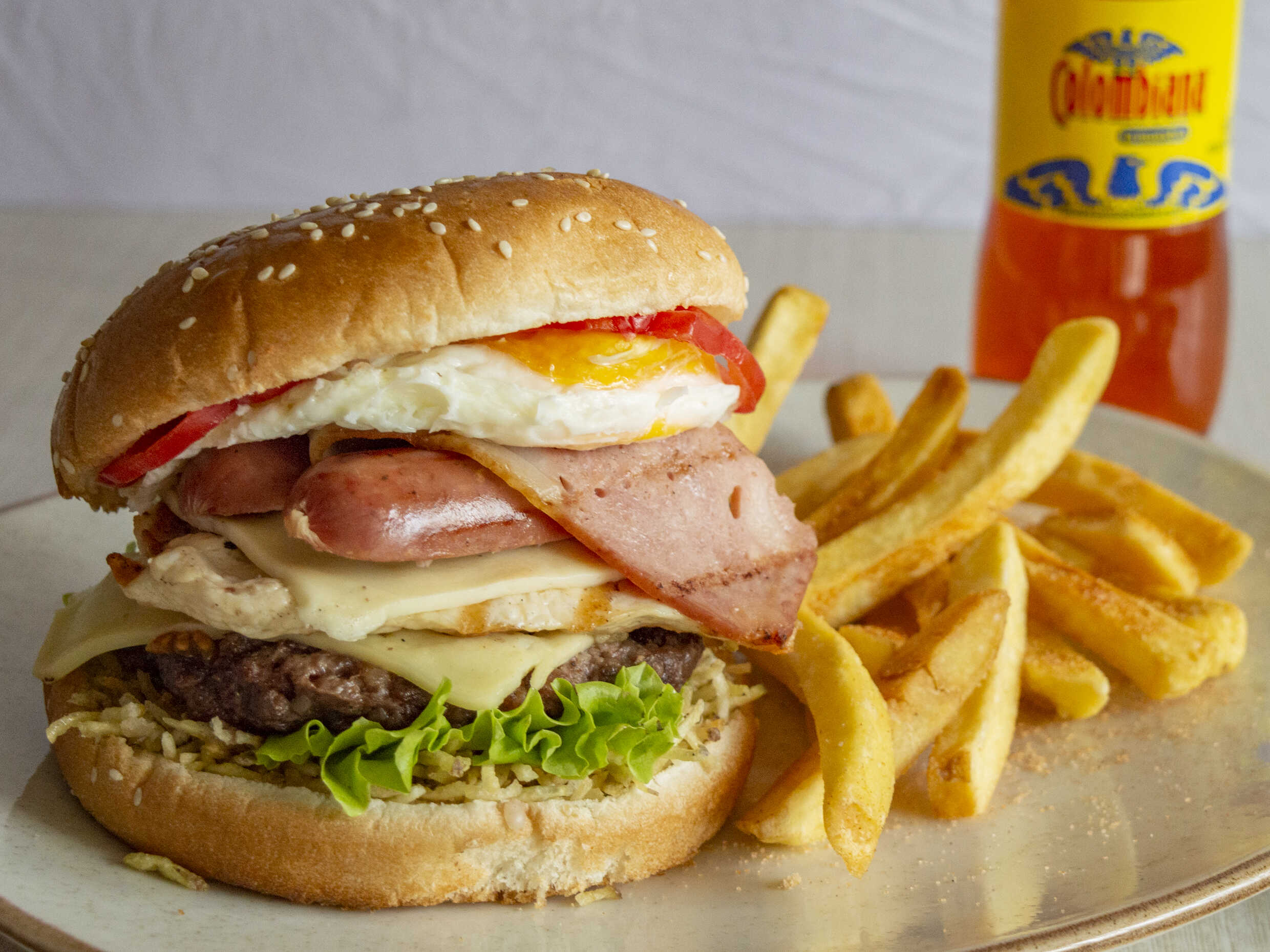 Hamburguesa todo terreno en combo