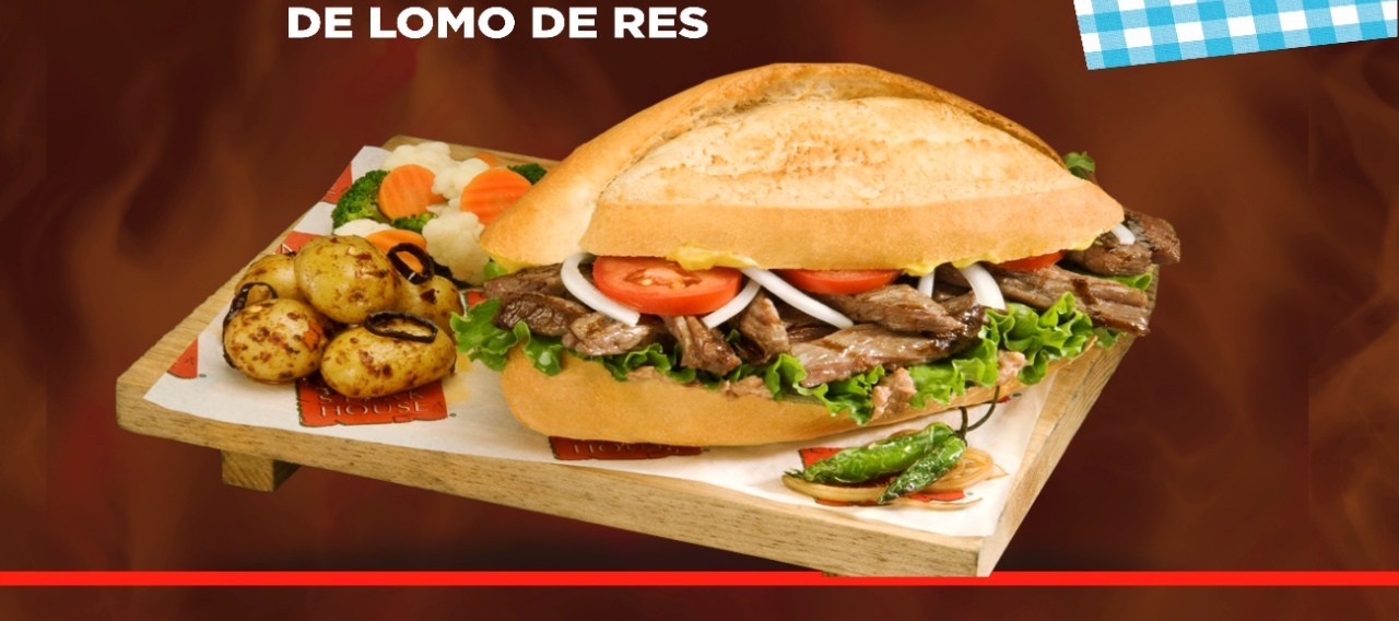 Pepito de Lomito de Res + Agua