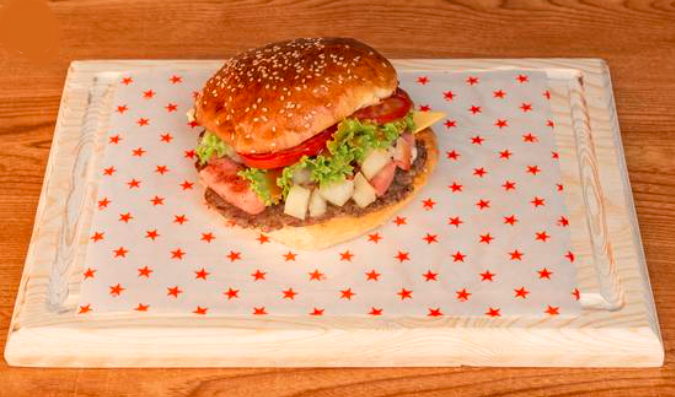 Hamburguesa Hawaiana