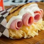 Arepa de Jamón y Queso