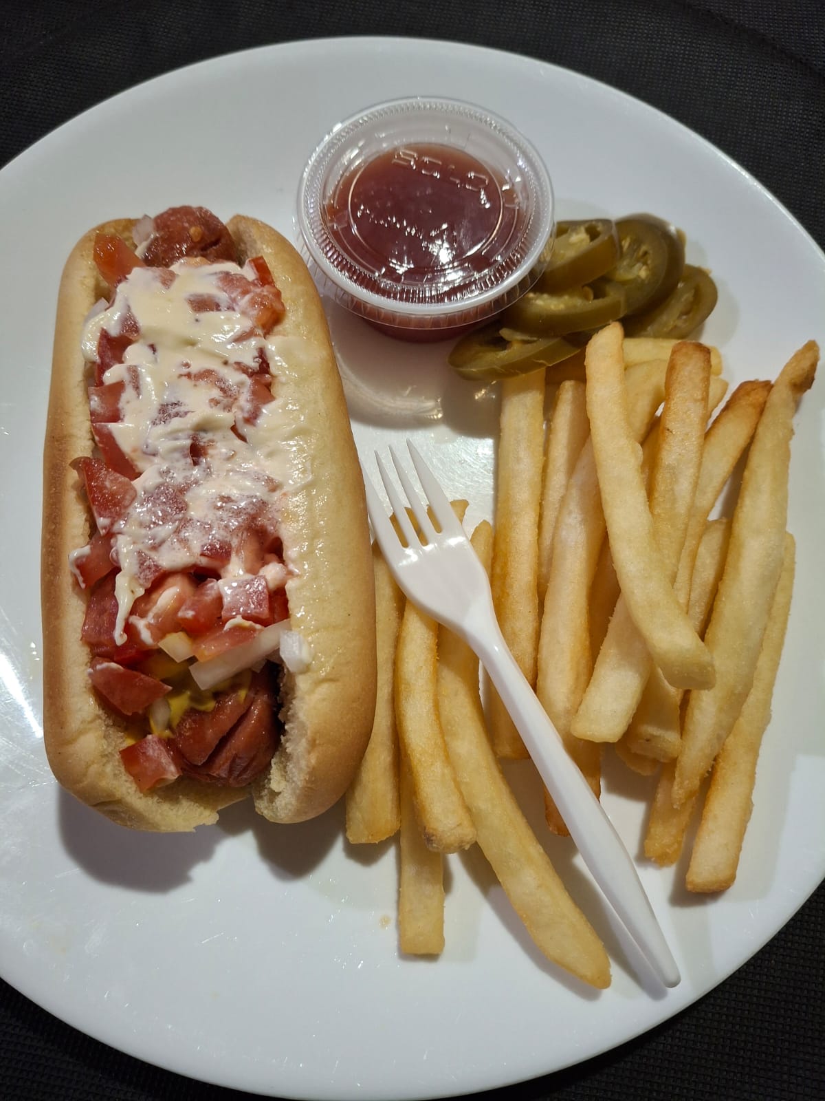 Hot Dog Clásico con Papas