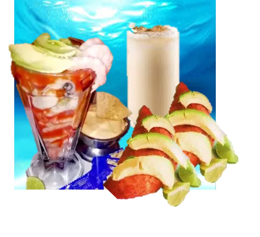 COMBO ACAPULCO: Coctel + Empanadas + Agua de Sabor