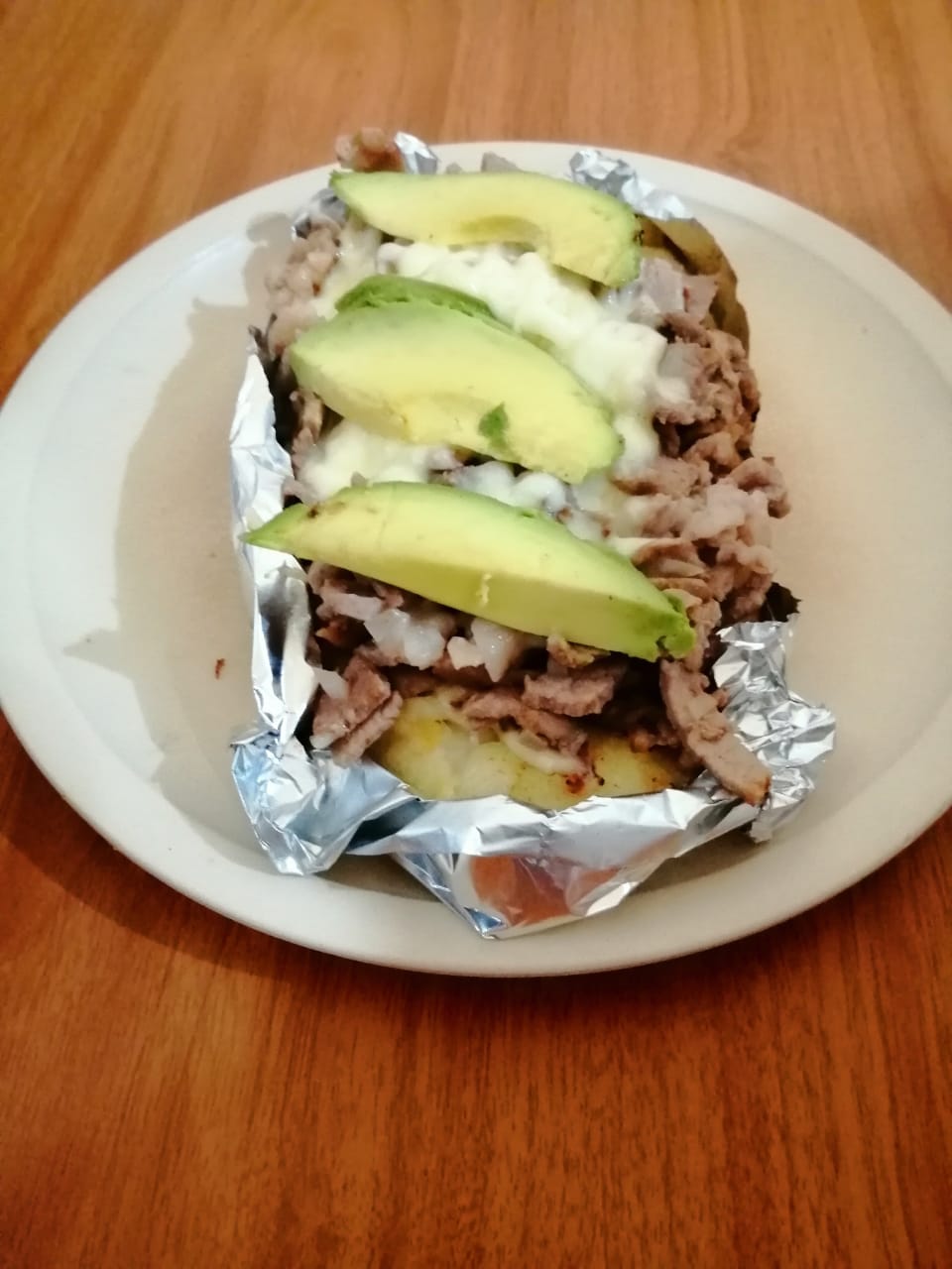 Papa Rellena de Chorizo