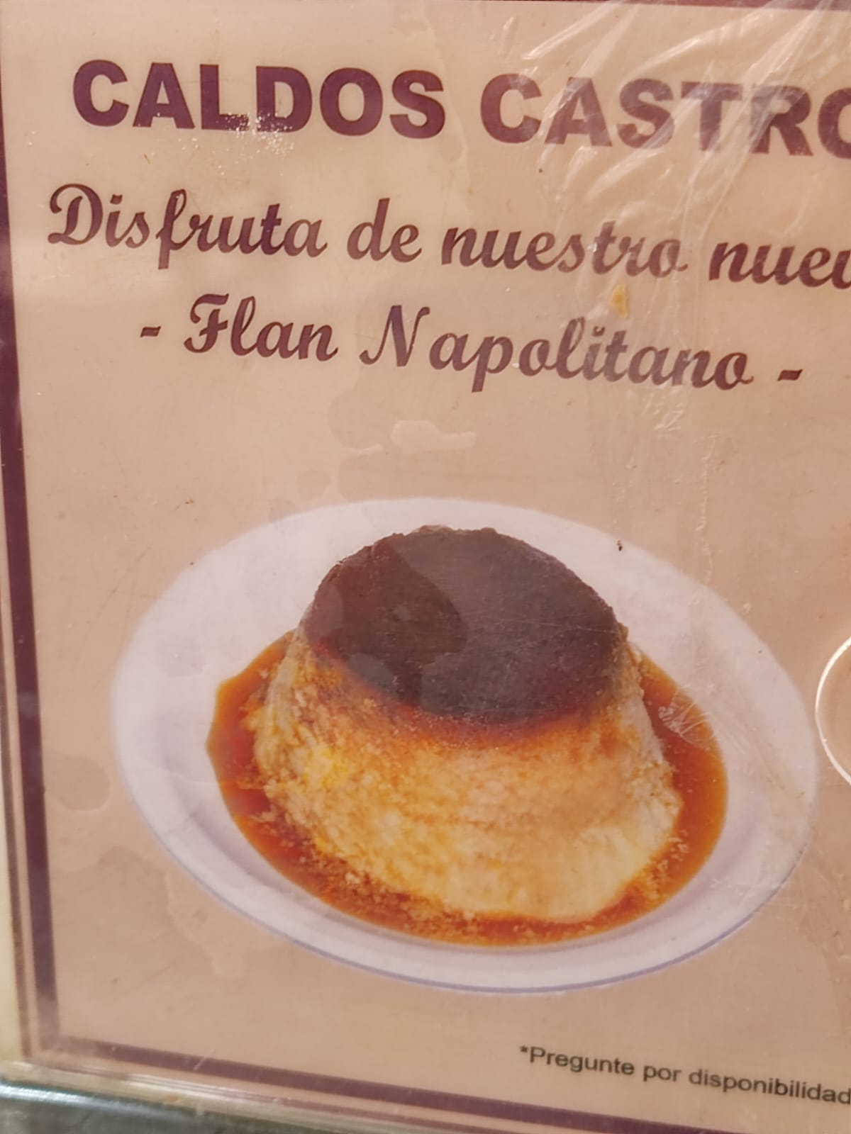 Flan de la casa