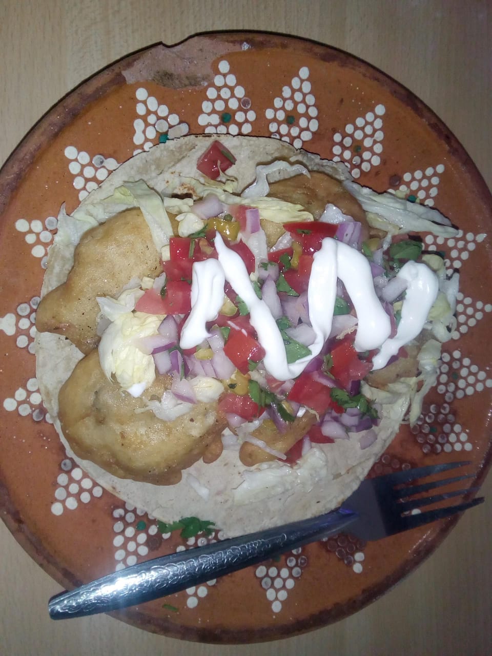 Tostada de Pescado