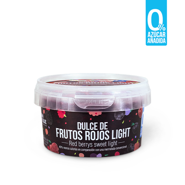 Dulce de Frutos Rojos Light