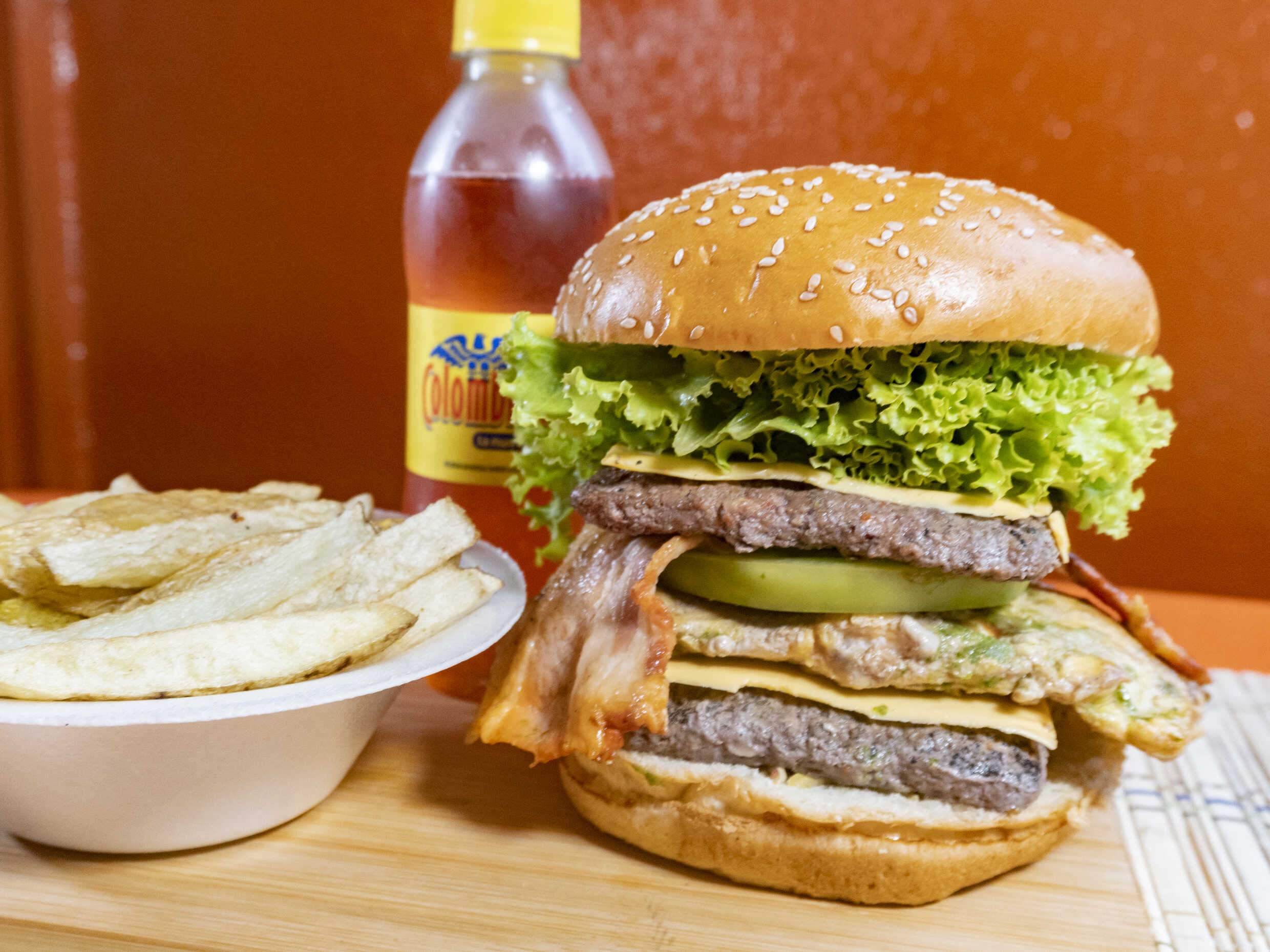 Combo de Hamburguesa Mixta