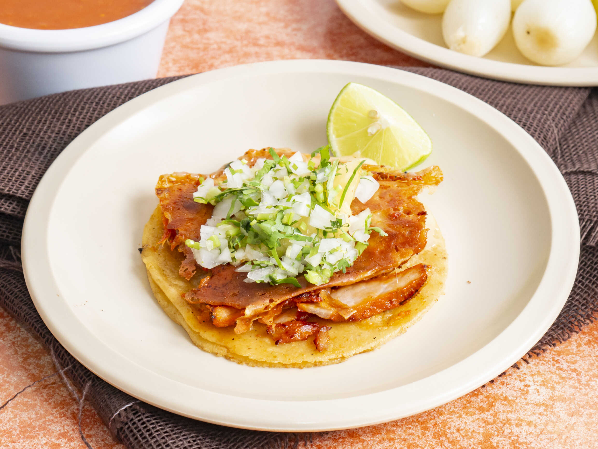 Orden Tacos de Pastor con Manchego 3 Piezas