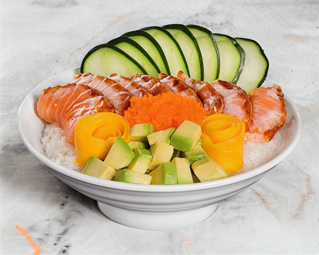 Poke Bowl Salmón Teriyaki