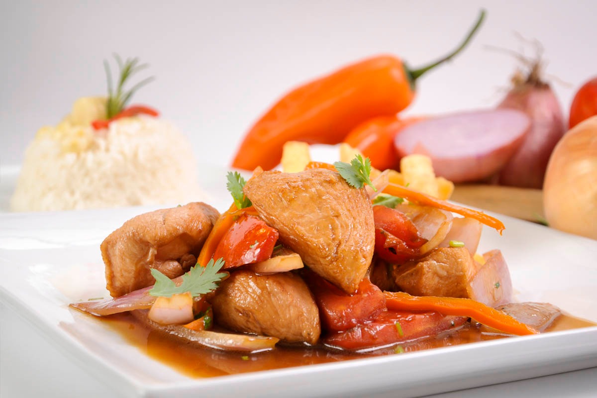 Saltado de pollo