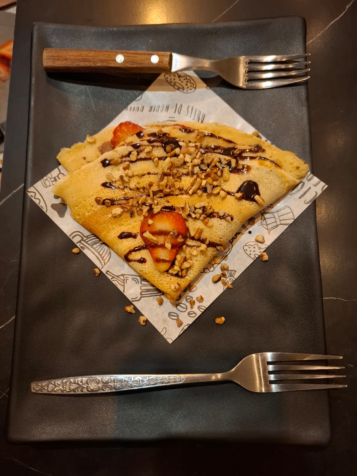 Crepa Dulce con Fruta